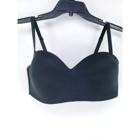 Wacoal Staying Power Strapless Bra Size 34C Black Wirefree - Picture 1 of 6